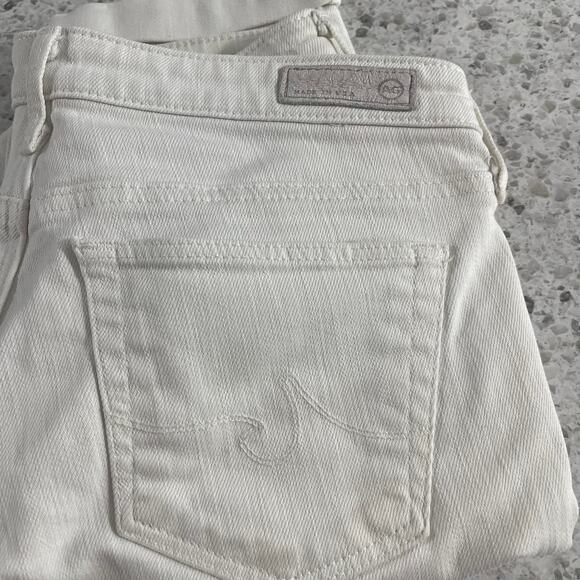 Adriano Goldschmied AG white jeans denim pants 28 like 8 Stilt Roll-up Cigarette - Picture 5 of 15